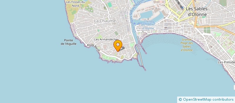 localisation de l'entreprise H 2 E à LES SABLES D'OLONNE