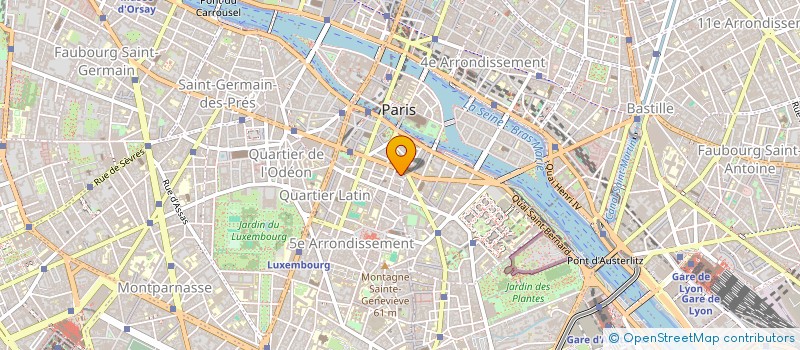 localisation de l'entreprise H 2 M à PARIS