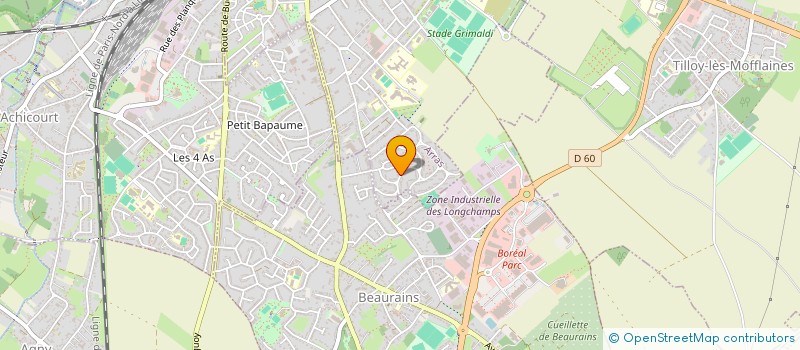 localisation de l'entreprise H 2 M TRANSPORT VTC à ARRAS