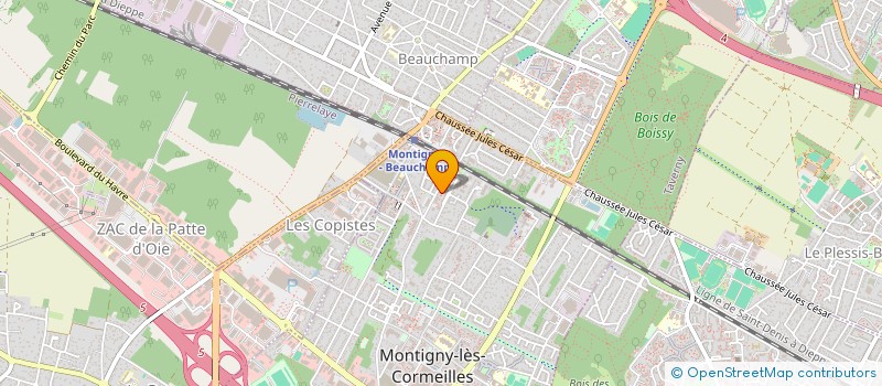 localisation de l'entreprise H 2 O  MONTIGNY-LES-CORMEILLES