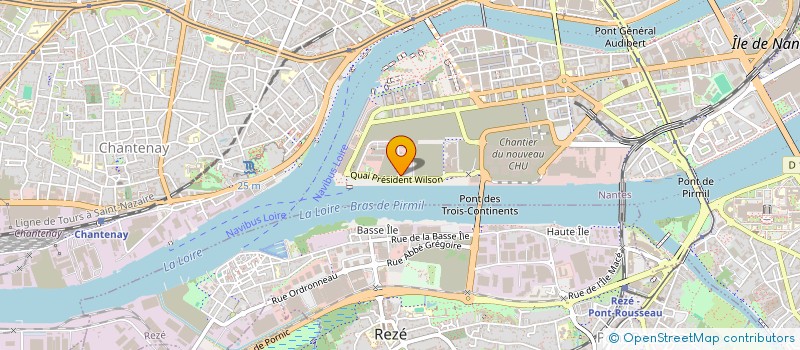 localisation de l'entreprise H 22 à NANTES