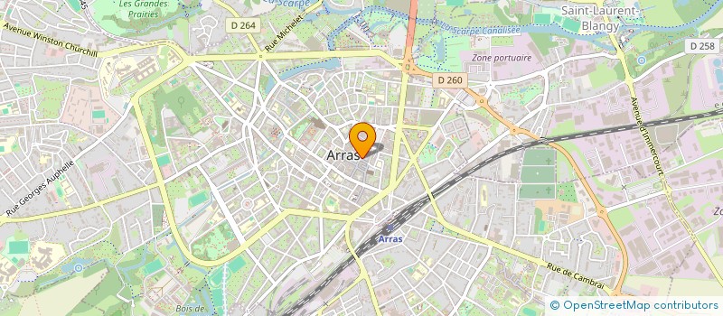 localisation de l'entreprise H 3 R O S à ARRAS