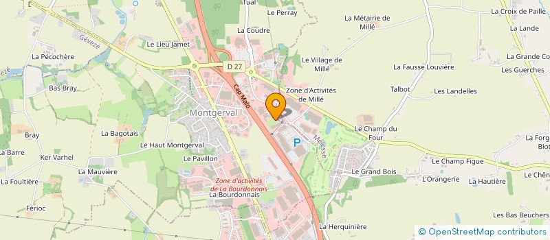 localisation de l'entreprise H 3 REN  LA MEZIERE