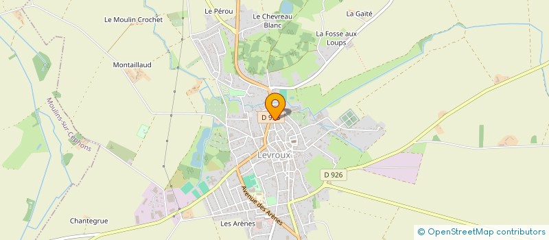 localisation de l'entreprise H 36 à LEVROUX