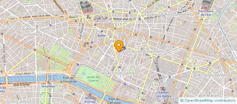 localisation de l'entreprise H&3M  PARIS