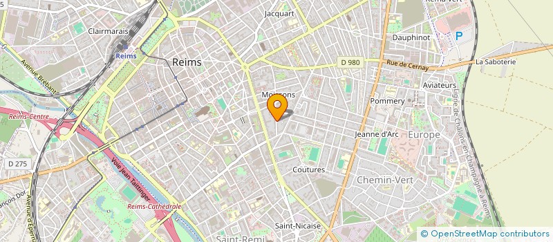 localisation de l'entreprise H 40 HINCMAR  REIMS