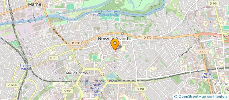 localisation de l'entreprise H.A.4 à NOISY-LE-GRAND
