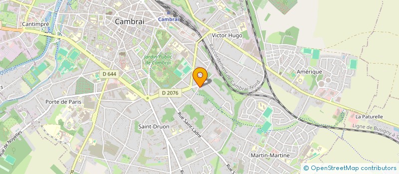 localisation de l'entreprise H A  CAMBRAI