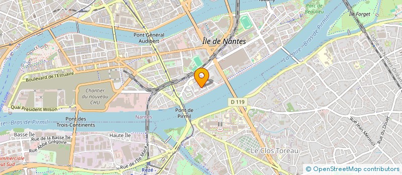 localisation de l'entreprise H&A  NANTES