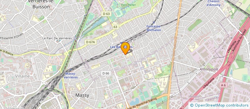localisation de l'entreprise H.A.B.S FIBRE à ANTONY
