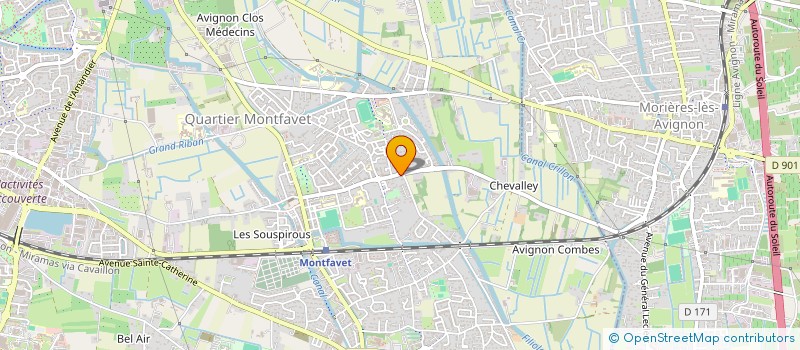 localisation de l'entreprise H.A. BIANCONE  AVIGNON