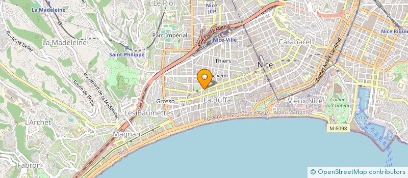 localisation de l'entreprise H.A. CONCEPT à NICE