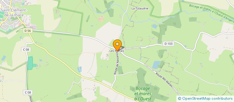 localisation de l'entreprise H&A COURTAGE ASSURANCES  SAINT-CLEMENT-DE-LA-PLACE