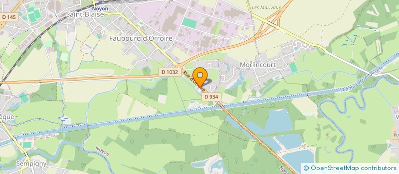 localisation de l'entreprise H.A. DISTRIBUTION à NOYON