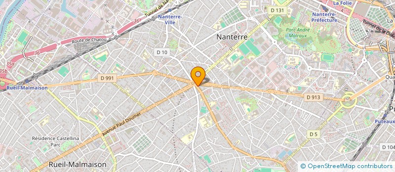 localisation de l'entreprise H A E  NANTERRE