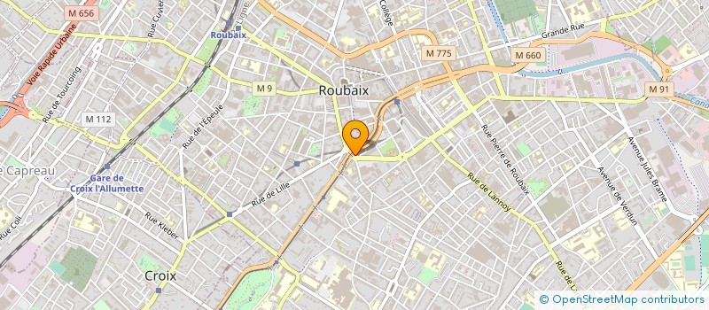 localisation de l'entreprise H A G G SERVICES  ROUBAIX