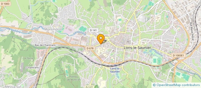 localisation de l'entreprise H A H à LONS-LE-SAUNIER