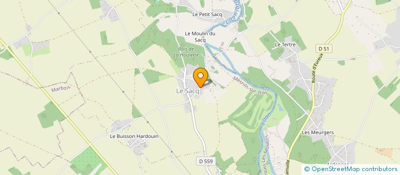 localisation de l'entreprise H.A.I.D.-HUARD AUTOMATISME INDUSTRIEL DEVELOPPEMENT. à MESNILS-SUR-ITON