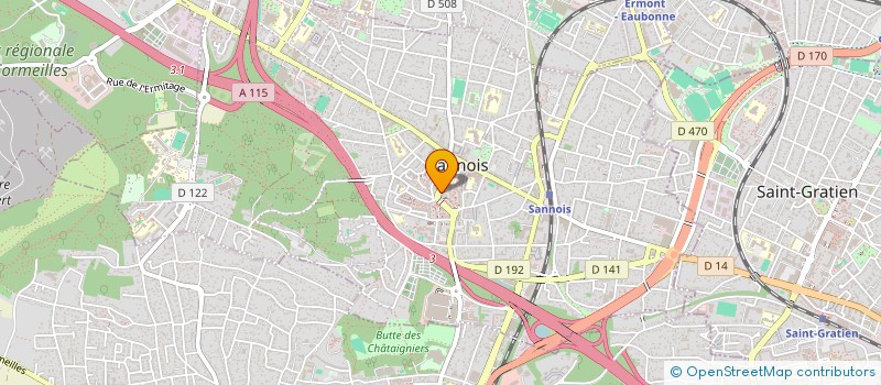 localisation de l'entreprise H.A.I TRANSPORT  SANNOIS