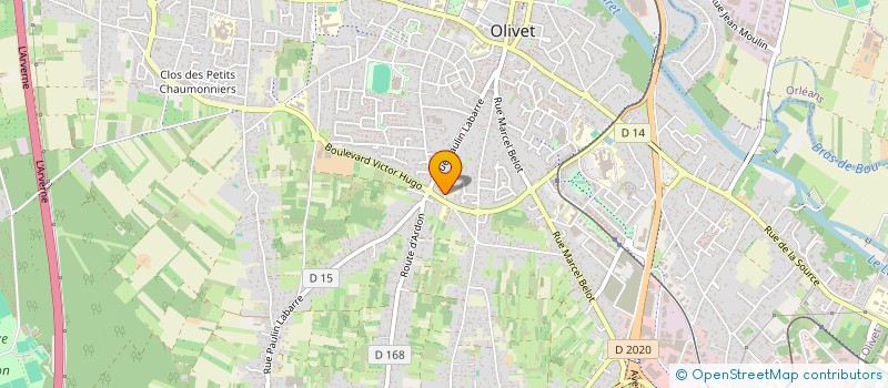 localisation de l'entreprise H.A.K. 45  OLIVET