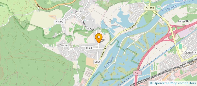 localisation de l'entreprise H.A.K.L.  VAUX