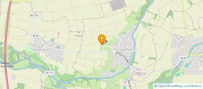 localisation de l'entreprise H.A.M.  HANGENBIETEN