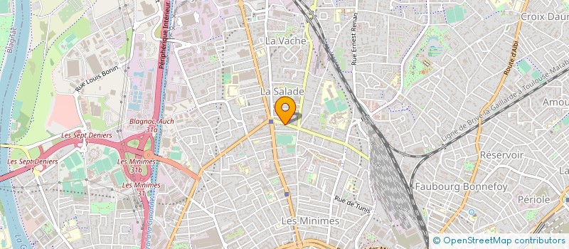 localisation de l'entreprise H.A.M.E à TOULOUSE