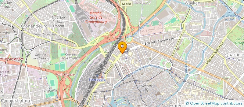 localisation de l'entreprise H.A.M. EXPRESS à STRASBOURG