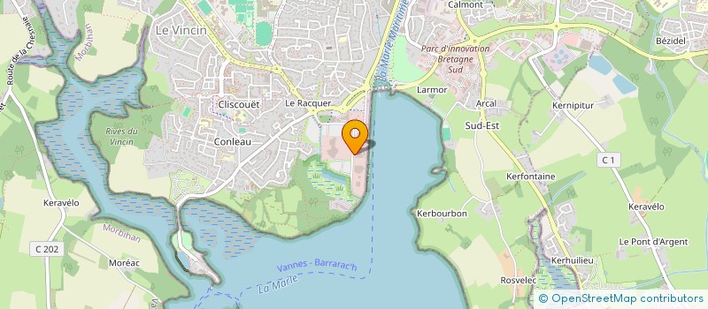 localisation de l'entreprise H.A.R à VANNES