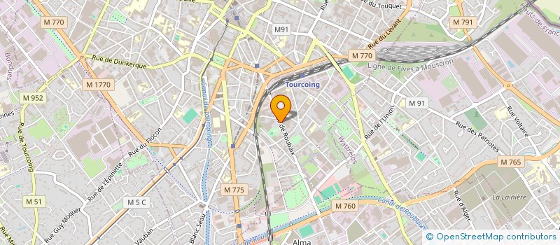 localisation de l'entreprise H&A RENOV  TOURCOING