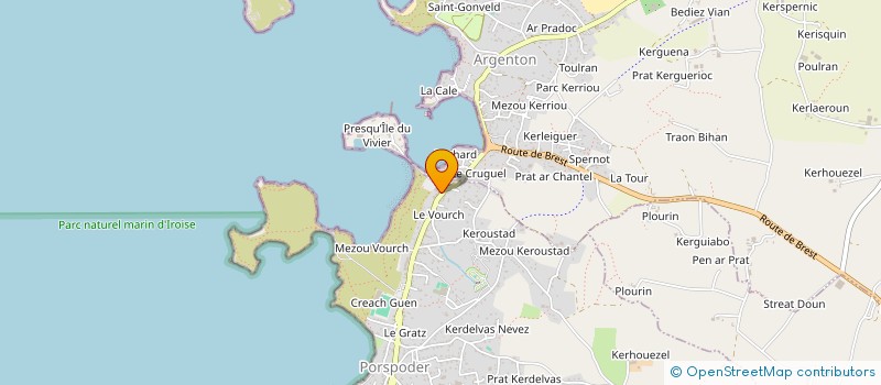 localisation de l'entreprise H.A.S.O  PORSPODER