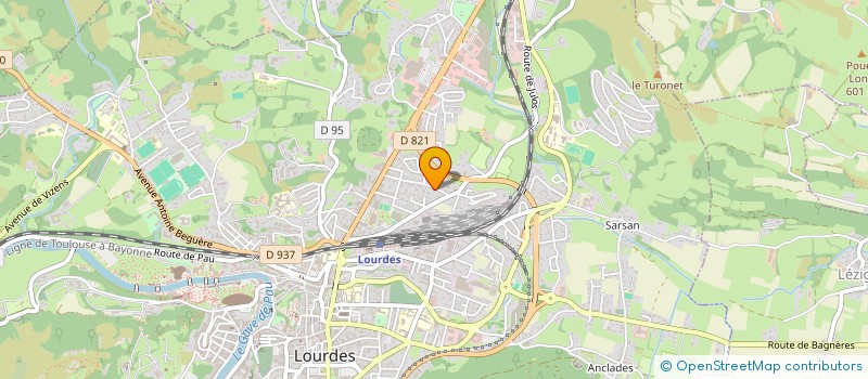 localisation de l'entreprise H.A.T  LOURDES