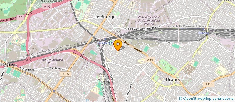 localisation de l'entreprise H.A. TRANSPORT à DRANCY