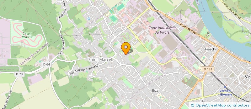 localisation de l'entreprise H A TRANSPORT  SAINT-MARCEL