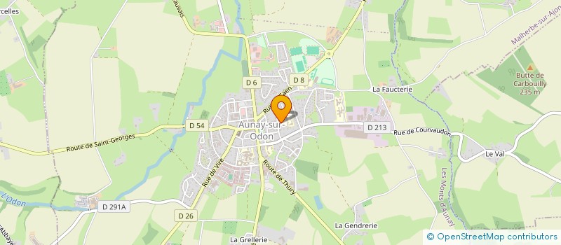 localisation de l'entreprise H.A.V JARDINAGE-BUCHERONNAGE  SOULEUVRE EN BOCAGE