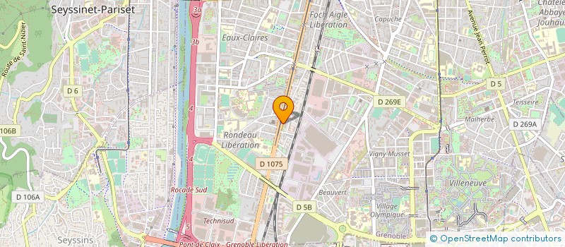 localisation de l'entreprise H.A. VITIS à GRENOBLE