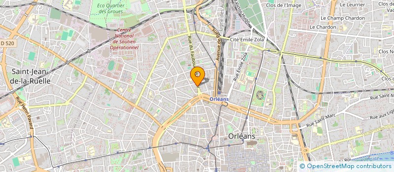 localisation de l'entreprise H. AMINA  ORLEANS