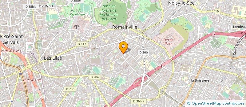 localisation de l'entreprise H'ANDRAEM à ROMAINVILLE