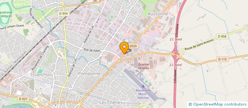 localisation de l'entreprise H. ASIE  MONTAUBAN