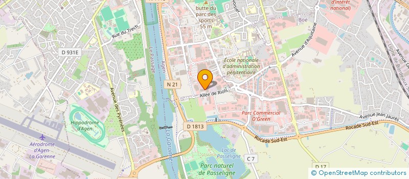 localisation de l'entreprise H.ASIE AGEN  AGEN