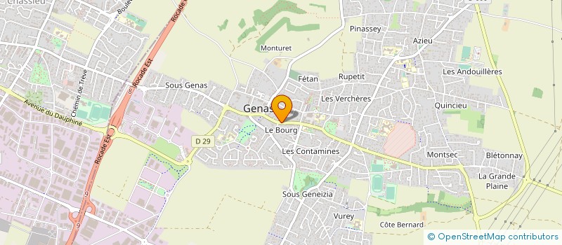 localisation de l'entreprise H AUBIN F LOMBARDO P FAVRE-VERAND NOTAIR  GENAS