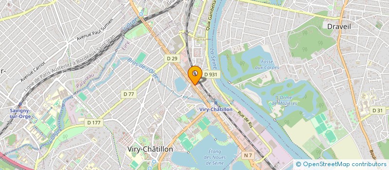 localisation de l'entreprise H AUTO BILAN à VIRY-CHATILLON
