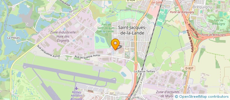 localisation de l'entreprise H. AUTOMOBILES  SAINT-JACQUES-DE-LA-LANDE