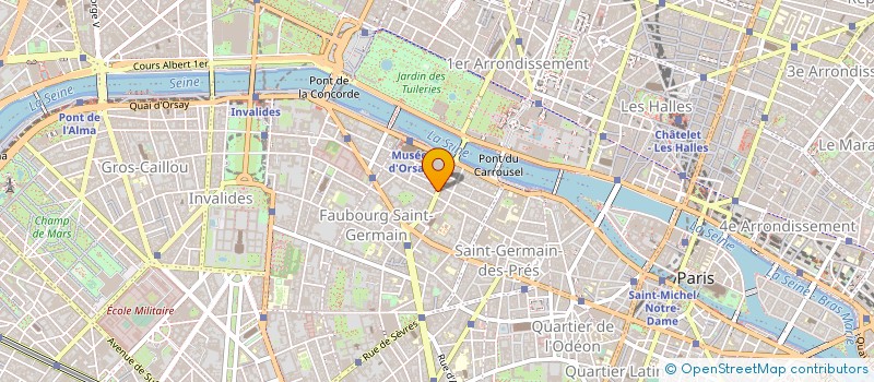 localisation de l'entreprise H & B à PARIS