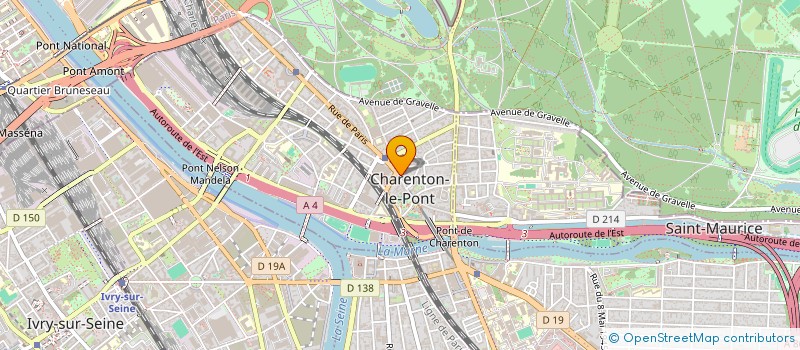 localisation de l'entreprise H B  CHARENTON-LE-PONT