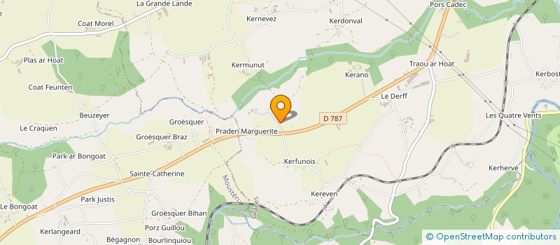 localisation de l'entreprise H.B.  GRACES