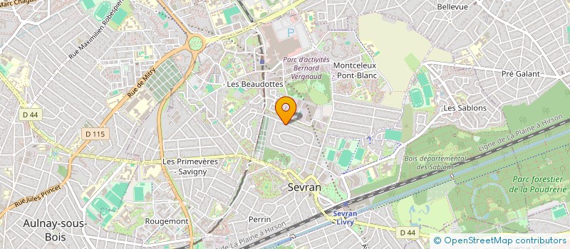 localisation de l'entreprise H B à SEVRAN