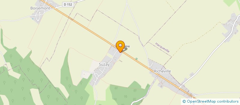 localisation de l'entreprise H.B.A.  RICHEVILLE