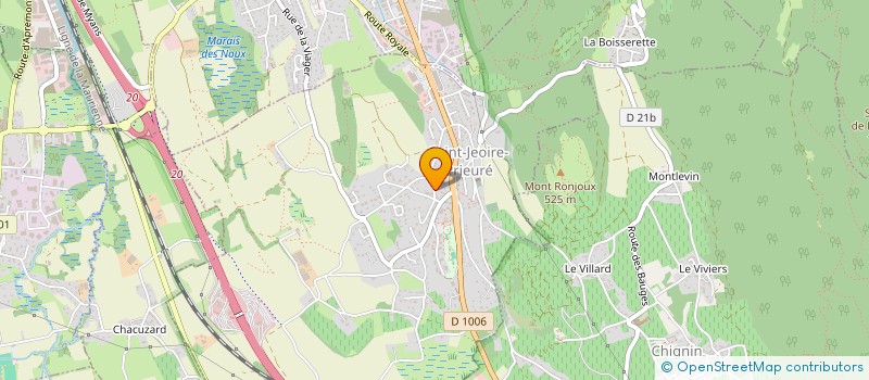 localisation de l'entreprise H.B.C.  SAINT-JEOIRE-PRIEURE