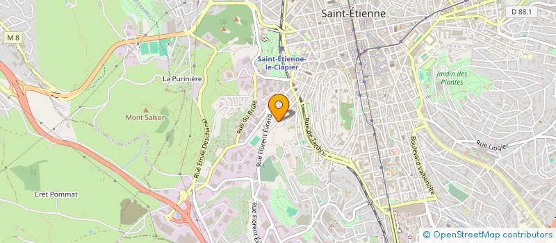 localisation de l'entreprise H B C ALU ANCIENS ETS BESSON CIGOLOTTI à SAINT-ETIENNE